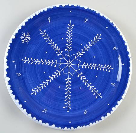 Icicles Dinner Plate