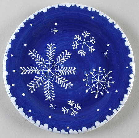 Icicles Salad Plate