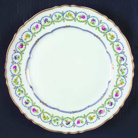 Sevres Blue (Gold Verge) by Haviland