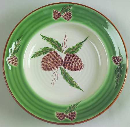 Pine Cone Salad Plate by Hampton Forge