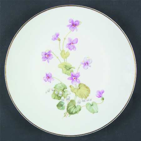 Violet (Coupe Shape) Dinner Plate