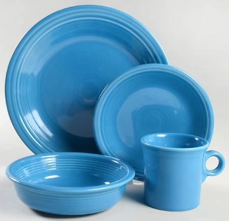 Fiesta Peacock (Intro 2005) 4 Piece Place Setting