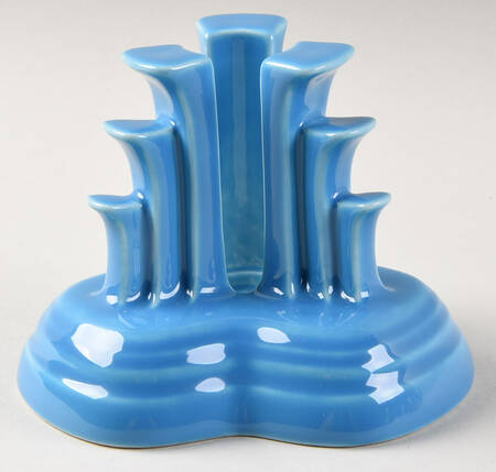 Fiesta Peacock (Intro 2005) Tripod Candleholder