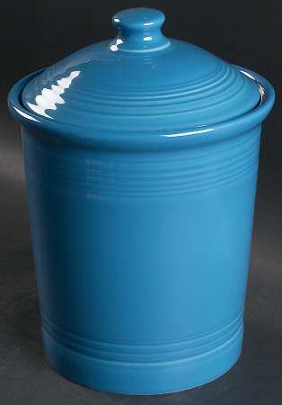Fiesta Peacock (Intro 2005) Large Canister & Lid