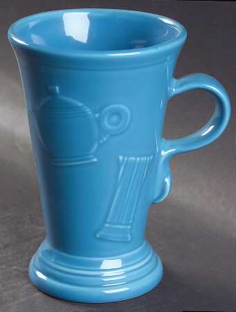 Fiesta Peacock (Intro 2005) Pedestal Mug