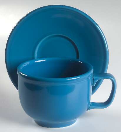 Fiesta Peacock (Intro 2005) Jumbo Cup & Saucer Set