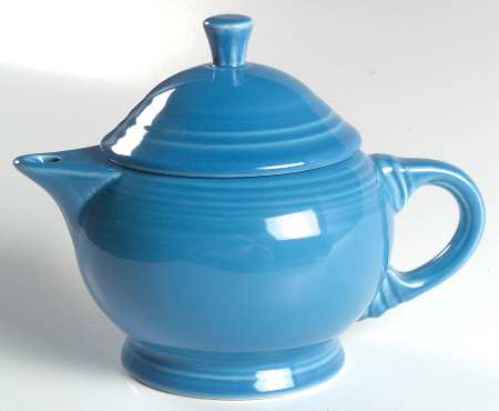 Fiesta Peacock (Intro 2005) Small Teapot & Lid