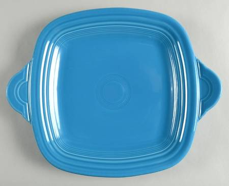 Fiesta Peacock (Intro 2005) Handled Square Tray