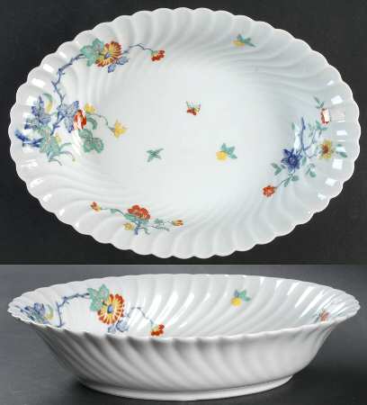 H3142 10" Oval Vegetable Bowl