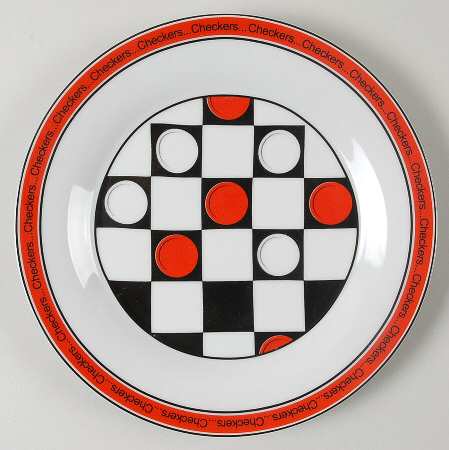 Classic Games Salad/Dessert Plate