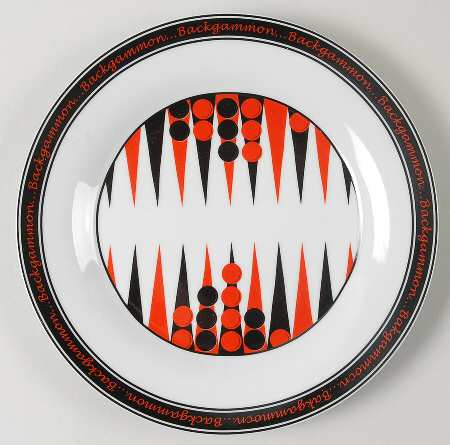 Classic Games Salad/Dessert Plate