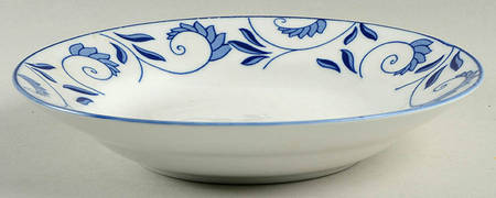 Blue and White Soup/Cereal Bowl