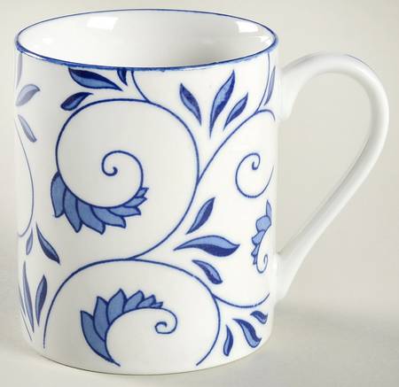 Blue and White Mug
