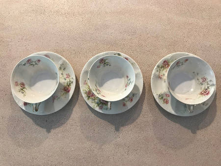 Schleiger 1014-10 Flat Cup & Saucer Set