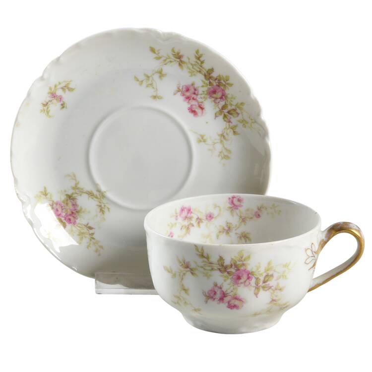 H3211 Flat Cup & Saucer Set