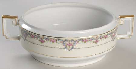 70366 White Round Vegetable No Lid