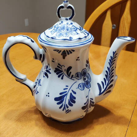 Delfts Blauw Coffee Pot & Lid