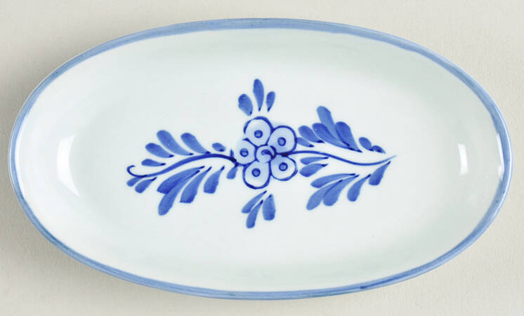 Delfts Blauw 4" Oval Tray