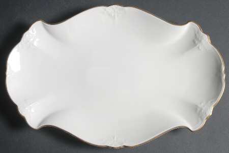 Baroness (Duchess) Gold 13" Oval Serving Platter