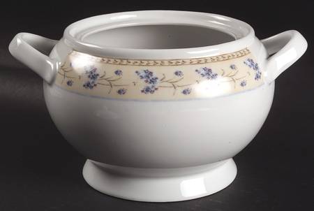 Enchanted Garden Round Vegetable No Lid