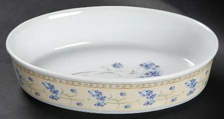 Enchanted Garden 9" Oval Baker