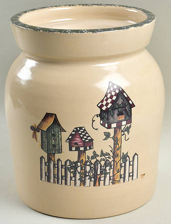 Birdhouse Butter Churn & Lid