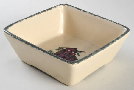 Birdhouse 5" Square Bowl