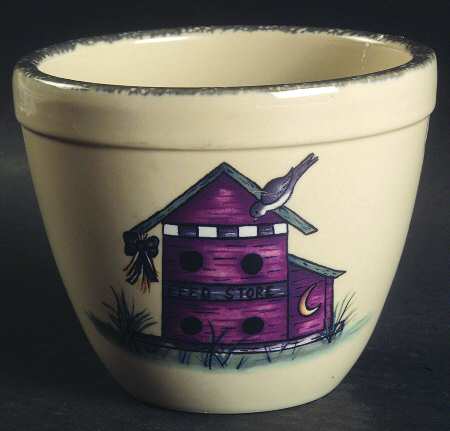 Birdhouse 4" Flower Pot