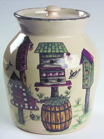 Birdhouse Extra Large Canister & Lid