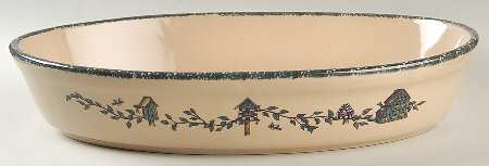 Birdhouse 13" Oval Baker
