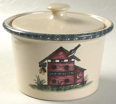 Birdhouse Butter Tub & Lid