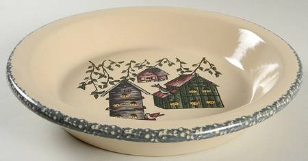 Birdhouse 11" Pie Baking Plate