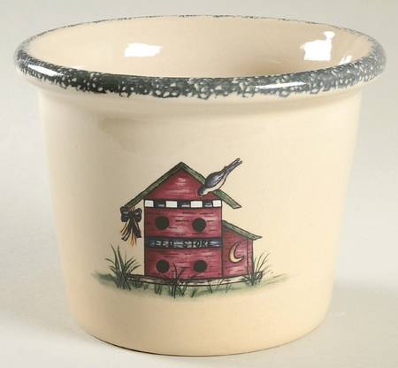 Birdhouse 5" Flower Pot