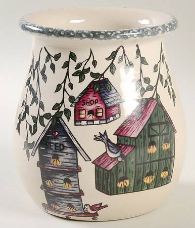 Birdhouse Utensil Holder