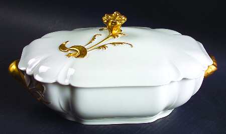 Schleiger 10-1 Oval Covered Vegetable by Haviland