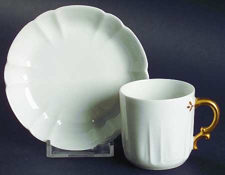 Schleiger 10-1 Flat Demitasse Cup & Saucer Set