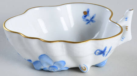 Nanking Bouquet Blue (NBB) Small Deep Leaf Dish