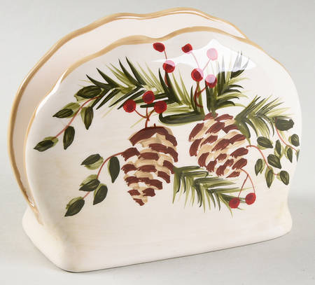 Pine & Berries Napkin Holder