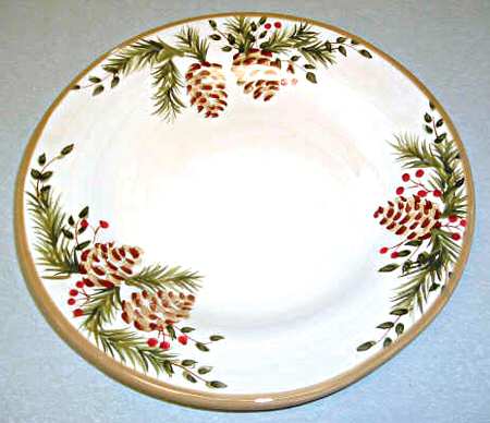 Pine & Berries Bread & Butter Plate