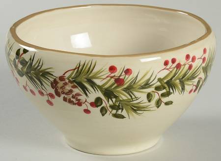 Pine & Berries Coupe Cereal Bowl