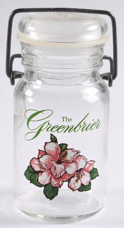 Greenbrier, The 5" Glassware Canister with Hinged Lid