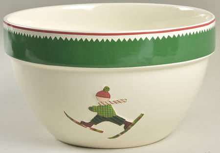 Winter Scenic 9" Salad Serving Bowl