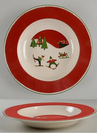 Winter Scenic 12" Pasta Serving Bowl