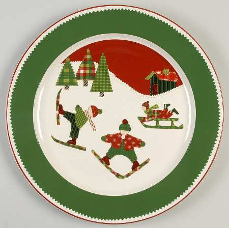Winter Scenic 14" Round Platter