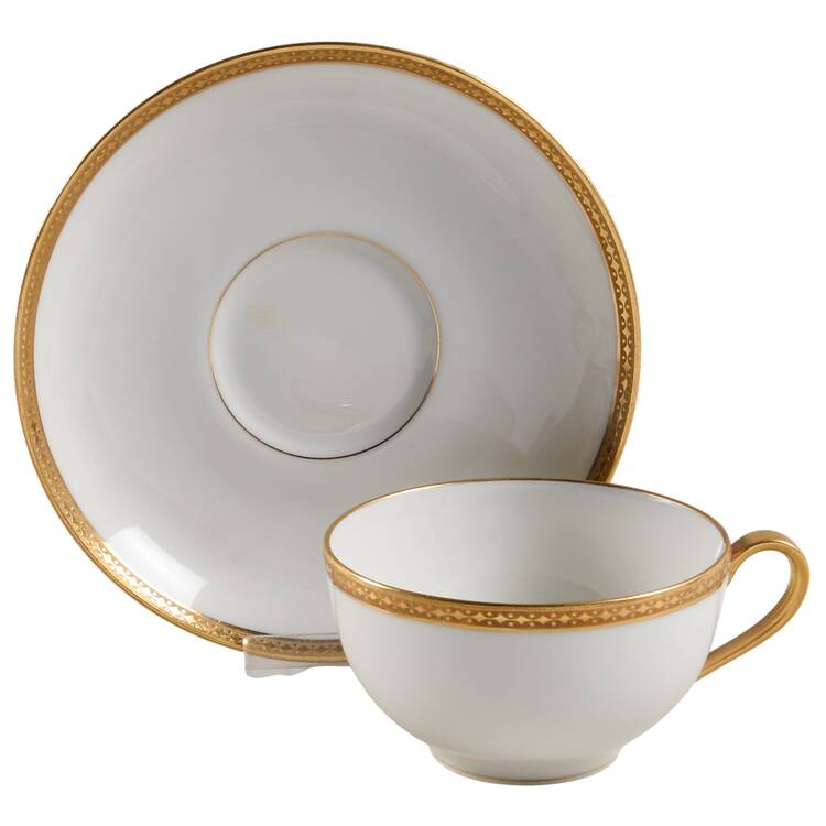 Schleiger 890-1 Flat Cup & Saucer Set