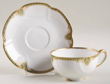 Schleiger 619-2 Flat Cup & Saucer Set