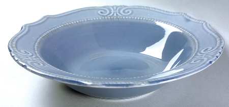 Natural Elements Blue Rim Soup Bowl