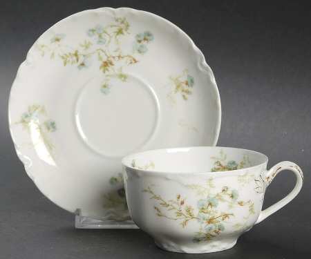 Schleiger 459B Flat Cup & Saucer Set