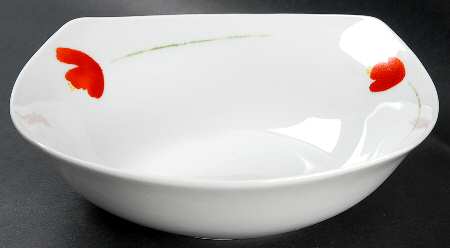Red Blossom Soup/Cereal Bowl