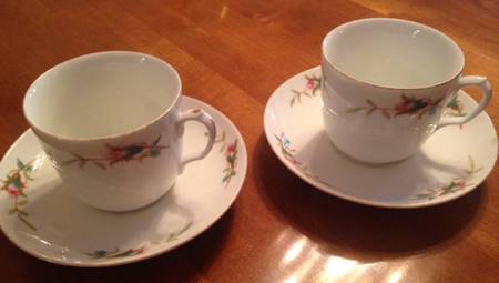 H3369 Flat Cup & Saucer Set